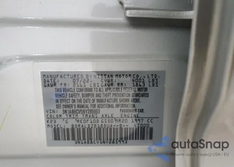 3N1AB8CV5NY285993